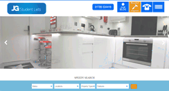 Desktop Screenshot of jgstudentlets.co.uk